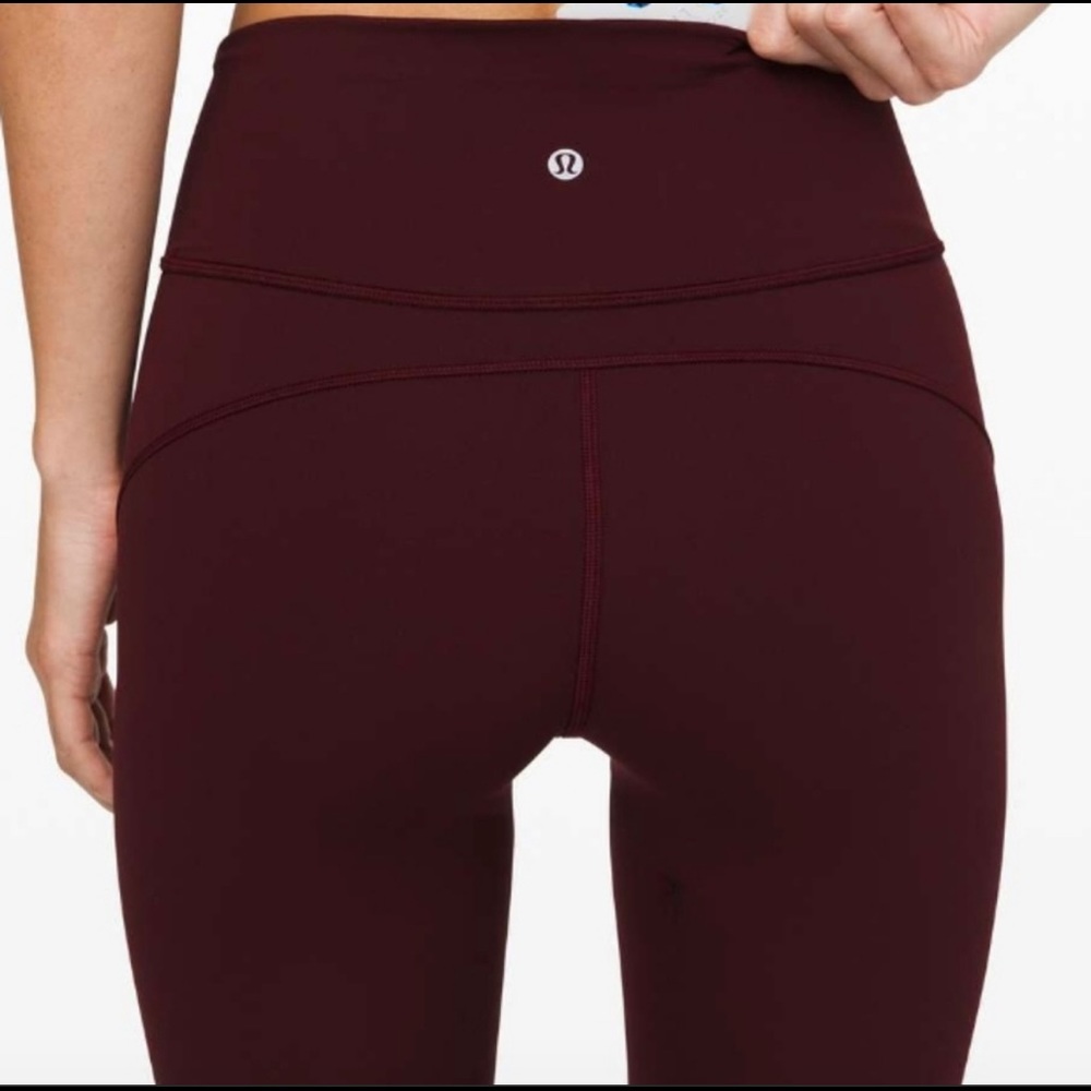 Lululemon In Movement 25” 7/8 Legging in Cassis